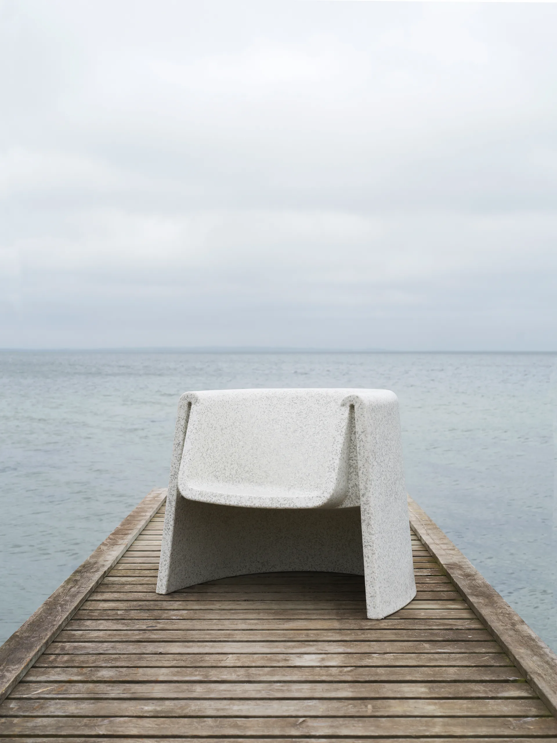 Bit Lounge Chair lenestol, Hvit Normann Copenhagen