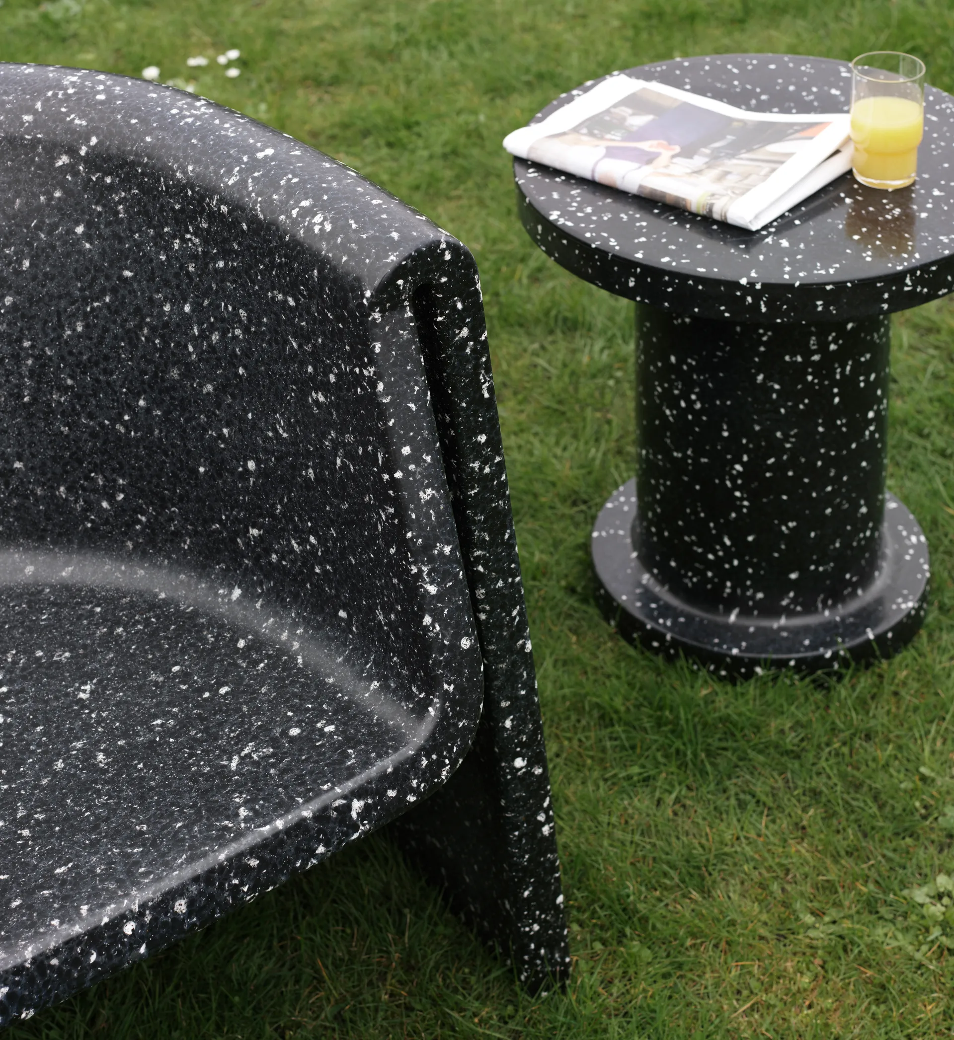 Bit Lounge Chair lenestol, Svart Normann Copenhagen