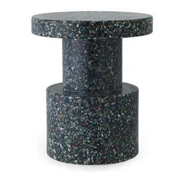 Bit rund krakk - Svart-multi, Ø36x42 cm - Normann Copenhagen
