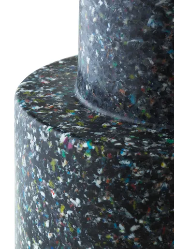 Bit rund krakk - Svart-multi, Ø36x42 cm - Normann Copenhagen