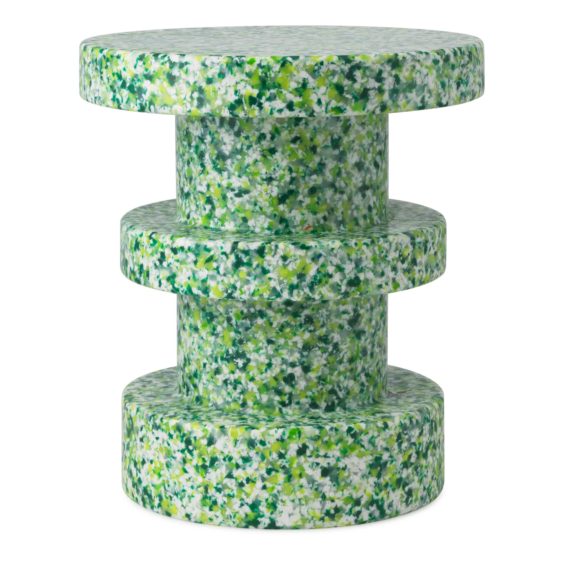 Bit Stack rund krakk, Grønn, Ø36x42 cm Normann Copenhagen