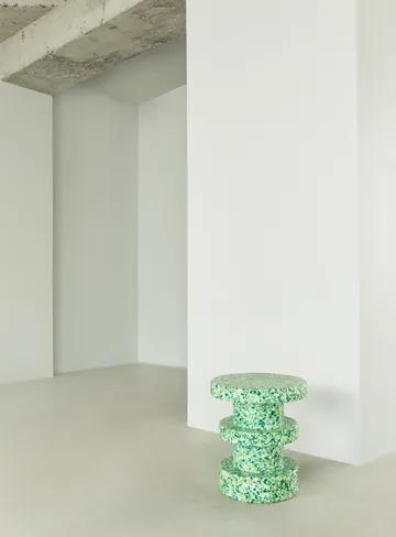 Bit Stack rund krakk - Grønn, Ø36x42 cm - Normann Copenhagen
