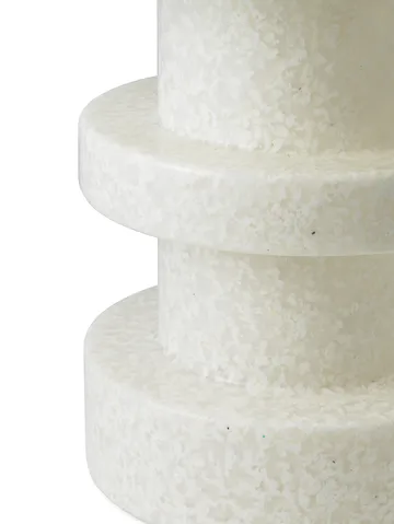 Bit Stack rund krakk - Hvit-hvit, Ø36x42 cm - Normann Copenhagen