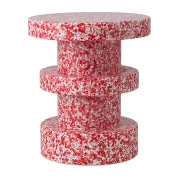 Bit Stack rund krakk - Rød, Ø36x42 cm - Normann Copenhagen