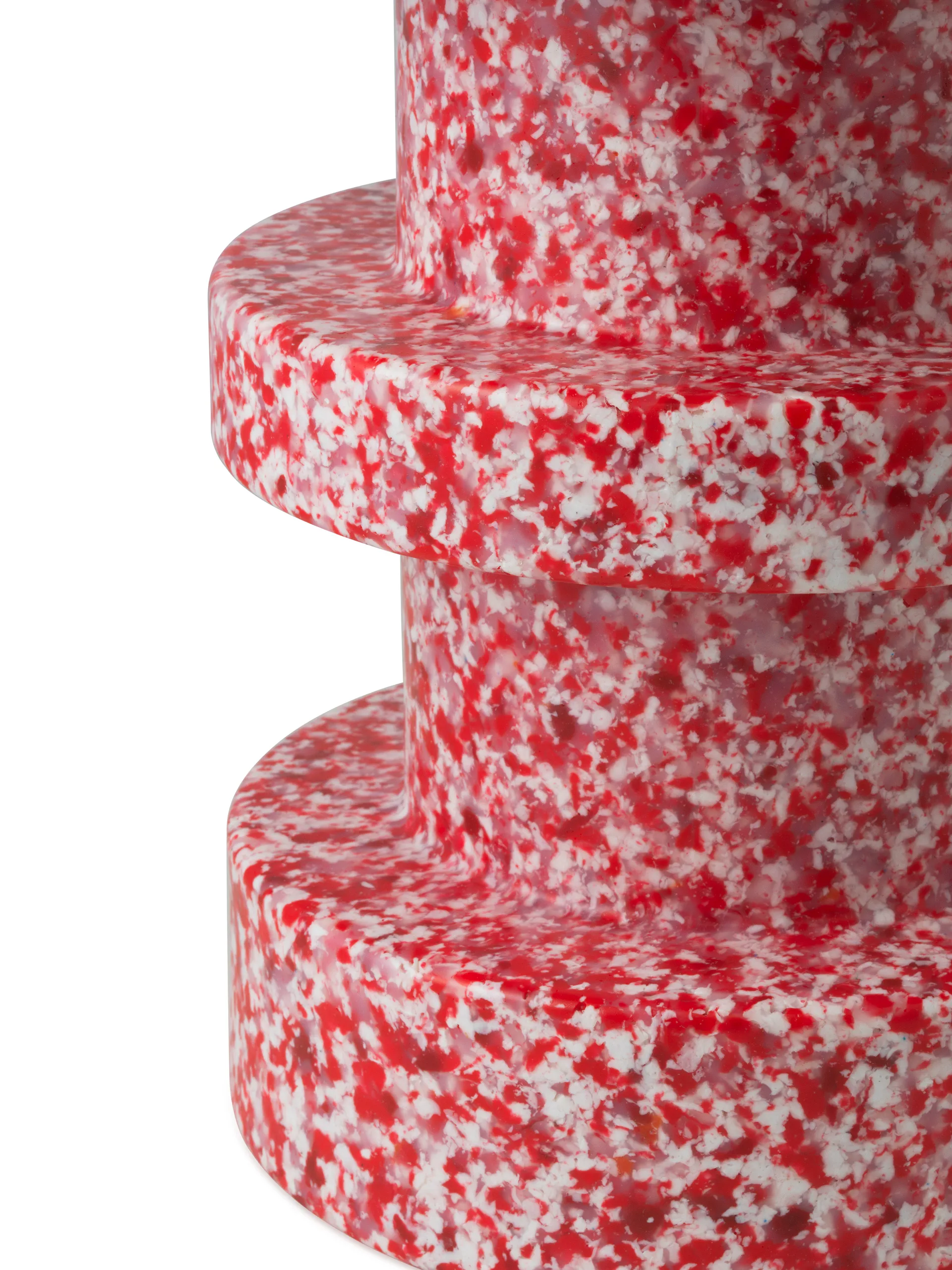 Bit Stack rund krakk, Rød, Ø36x42 cm Normann Copenhagen