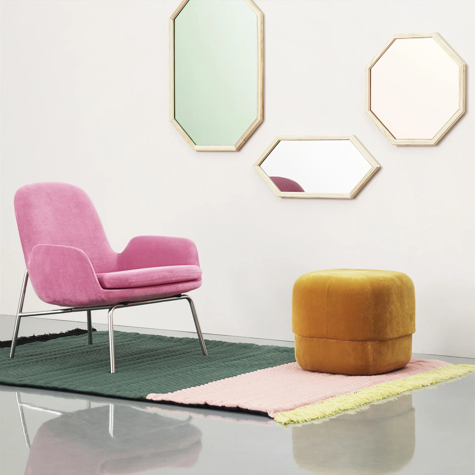 Circus sittepuff, gul Normann Copenhagen