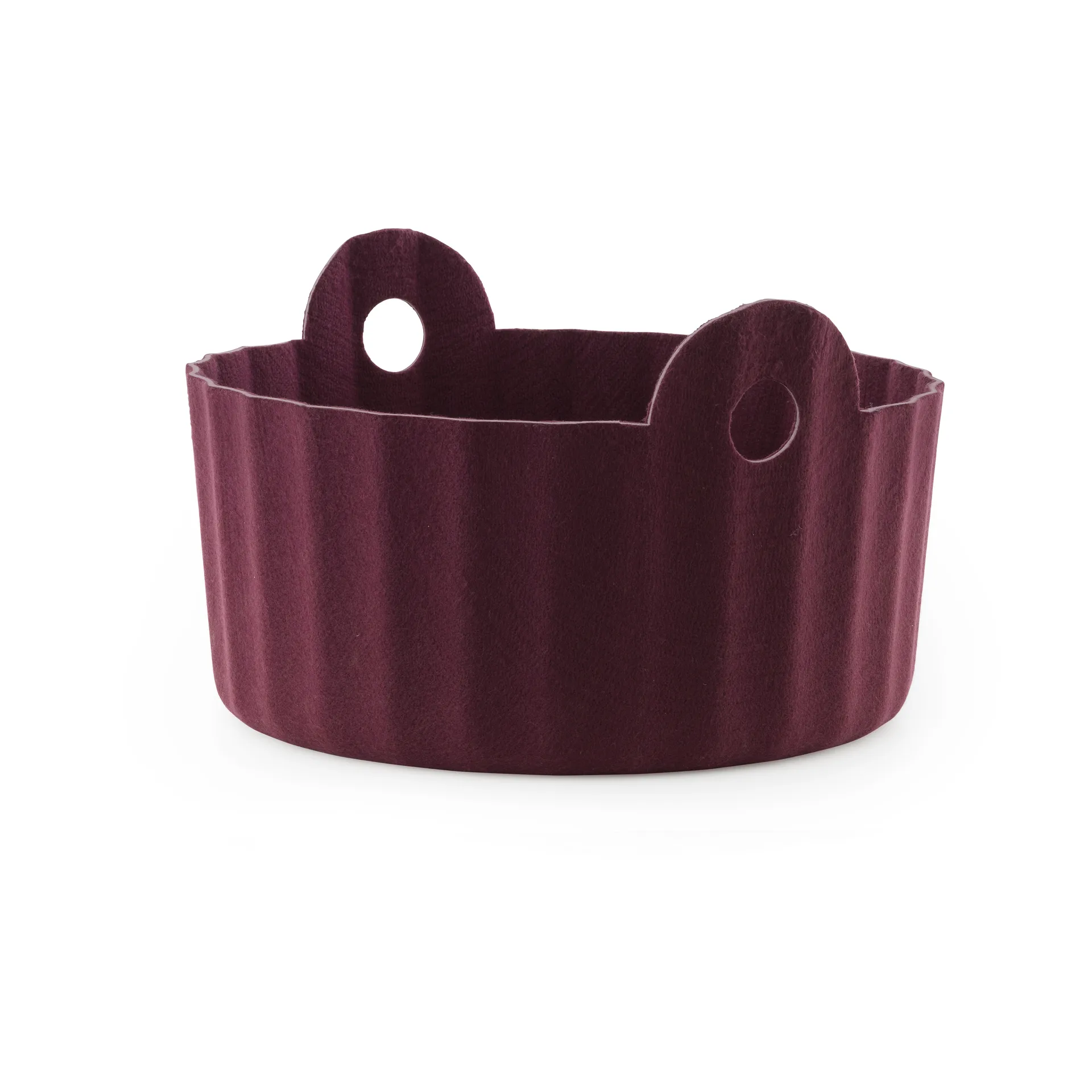 Colu Basket oppbevaringskurv Ø44 cm, Burgundy Normann Copenhagen