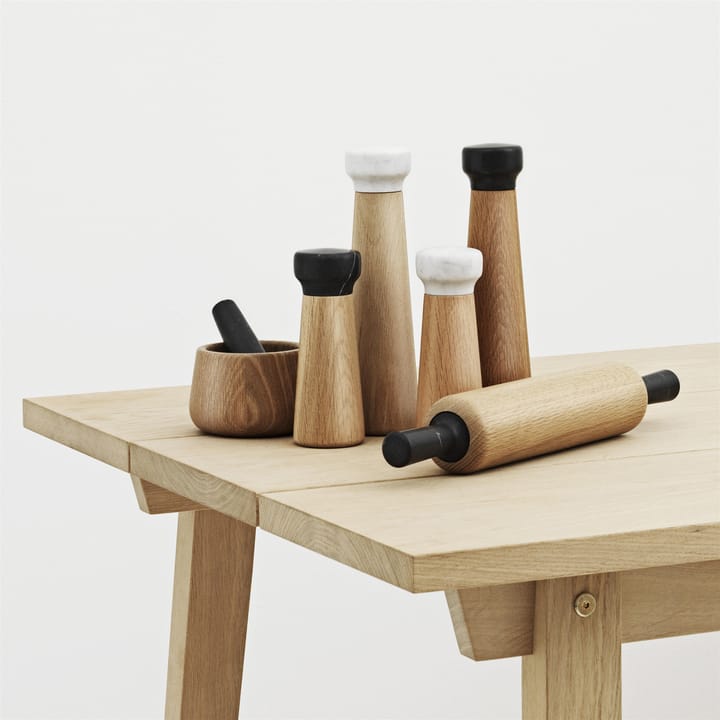 Craft pepperkvern eik-svart marmor, liten Normann Copenhagen