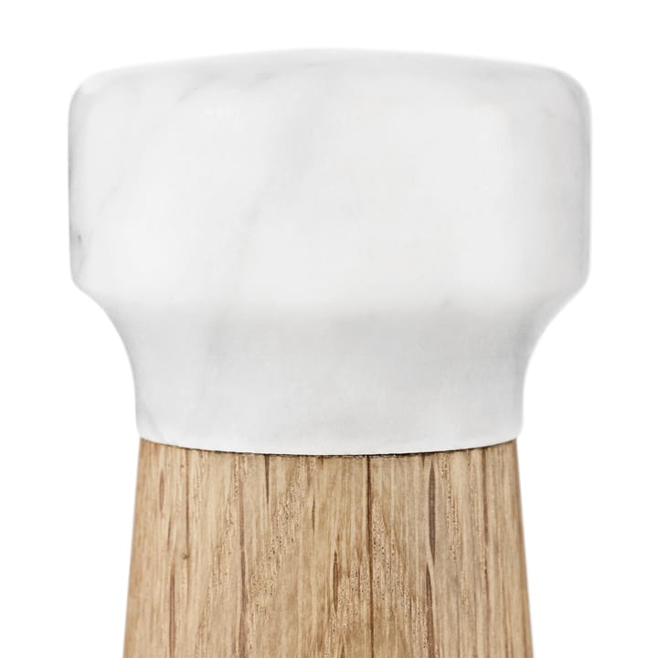 Craft saltkvern eik-hvit marmor, liten Normann Copenhagen