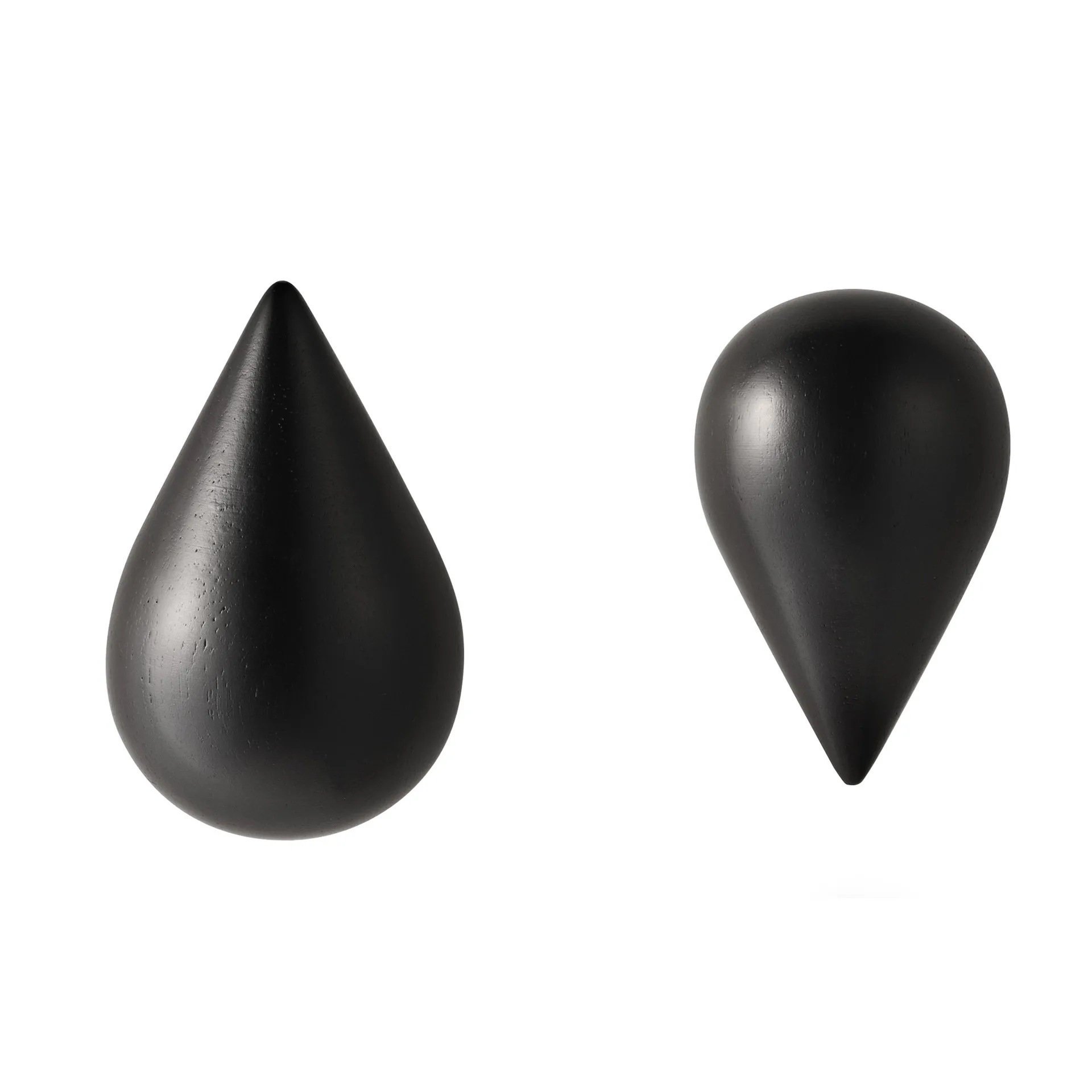 Dropit knagger 2-pack, svart stor Normann Copenhagen