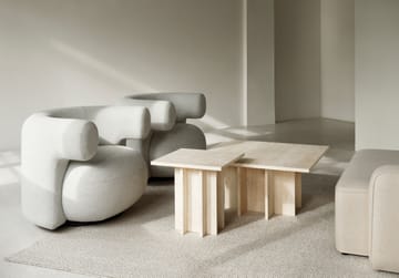 Edge sofabord small - Travertine - Normann Copenhagen
