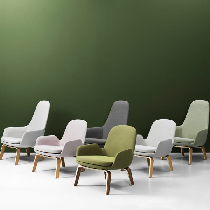Era Low loungestol, skinn tango sort Normann Copenhagen