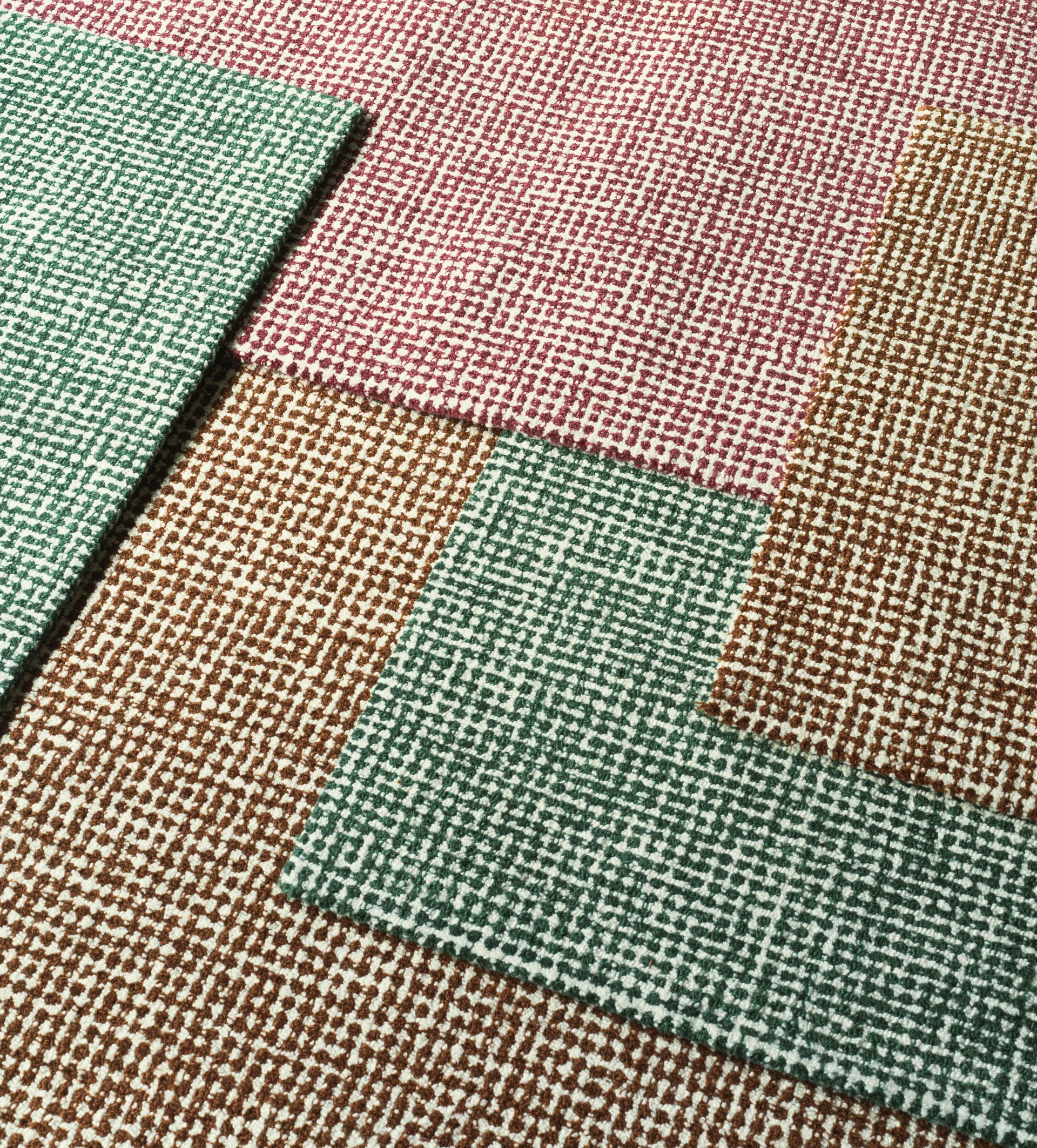 Flick teppe, 80x200 cm Green Normann Copenhagen