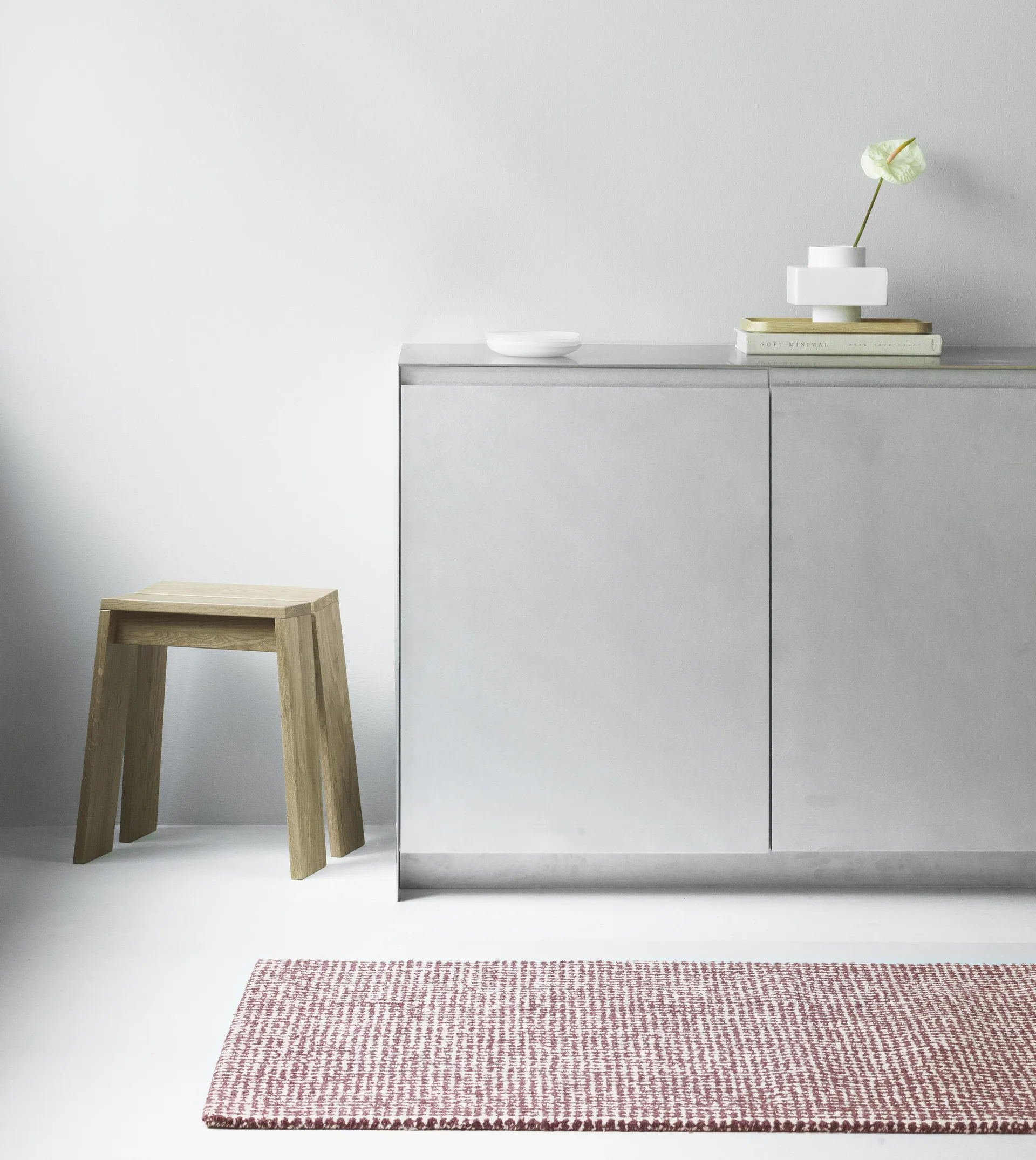 Flick teppe, 80x200 cm rød Normann Copenhagen