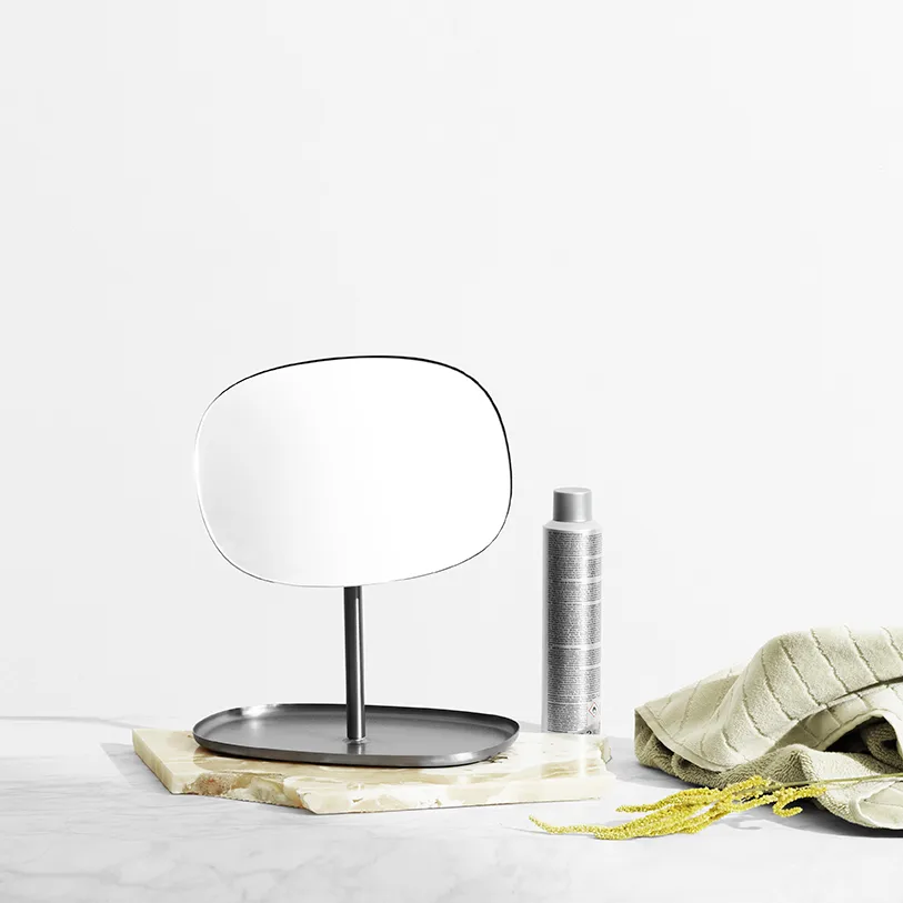 Flip speil, Matt stål Normann Copenhagen