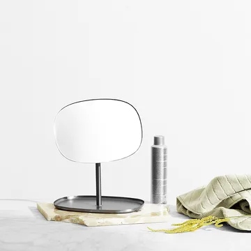 Flip speil - Matt stål - Normann Copenhagen