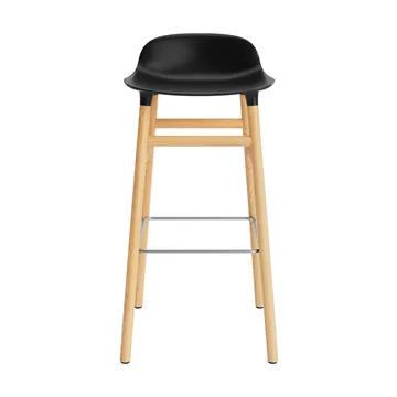 Form barstol eikebein 75 cm - svart - Normann Copenhagen