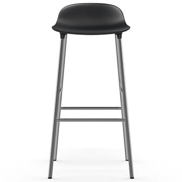 Form barstol forkromede bein 75 cm - Svart - Normann Copenhagen