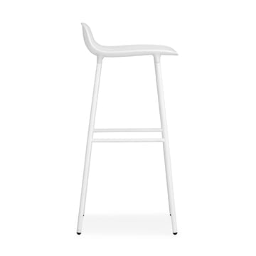 Form barstol metallbein 75 cm - hvit - Normann Copenhagen