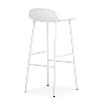 Form barstol metallbein 75 cm - hvit - Normann Copenhagen
