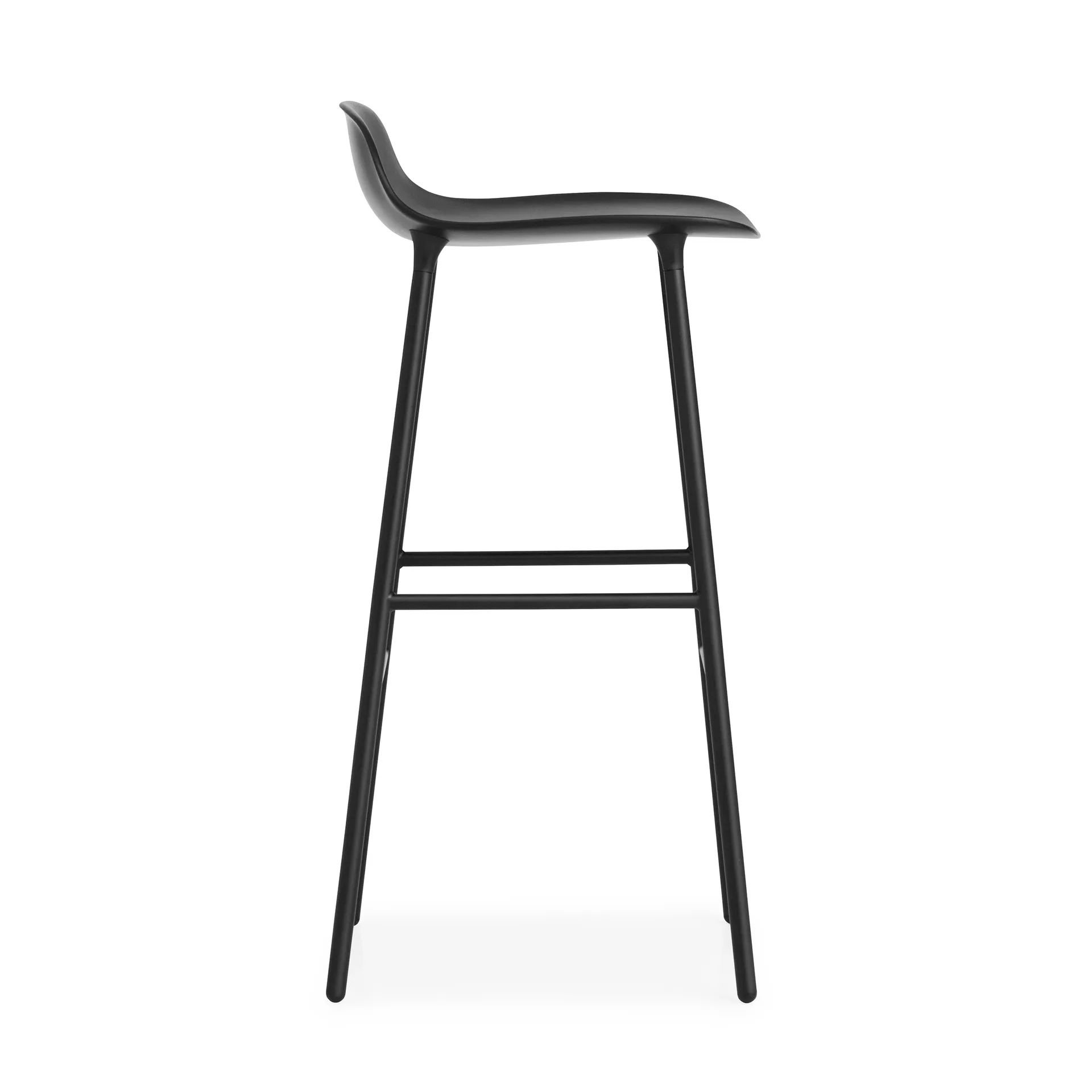 Form barstol metallbein 75 cm, svart Normann Copenhagen