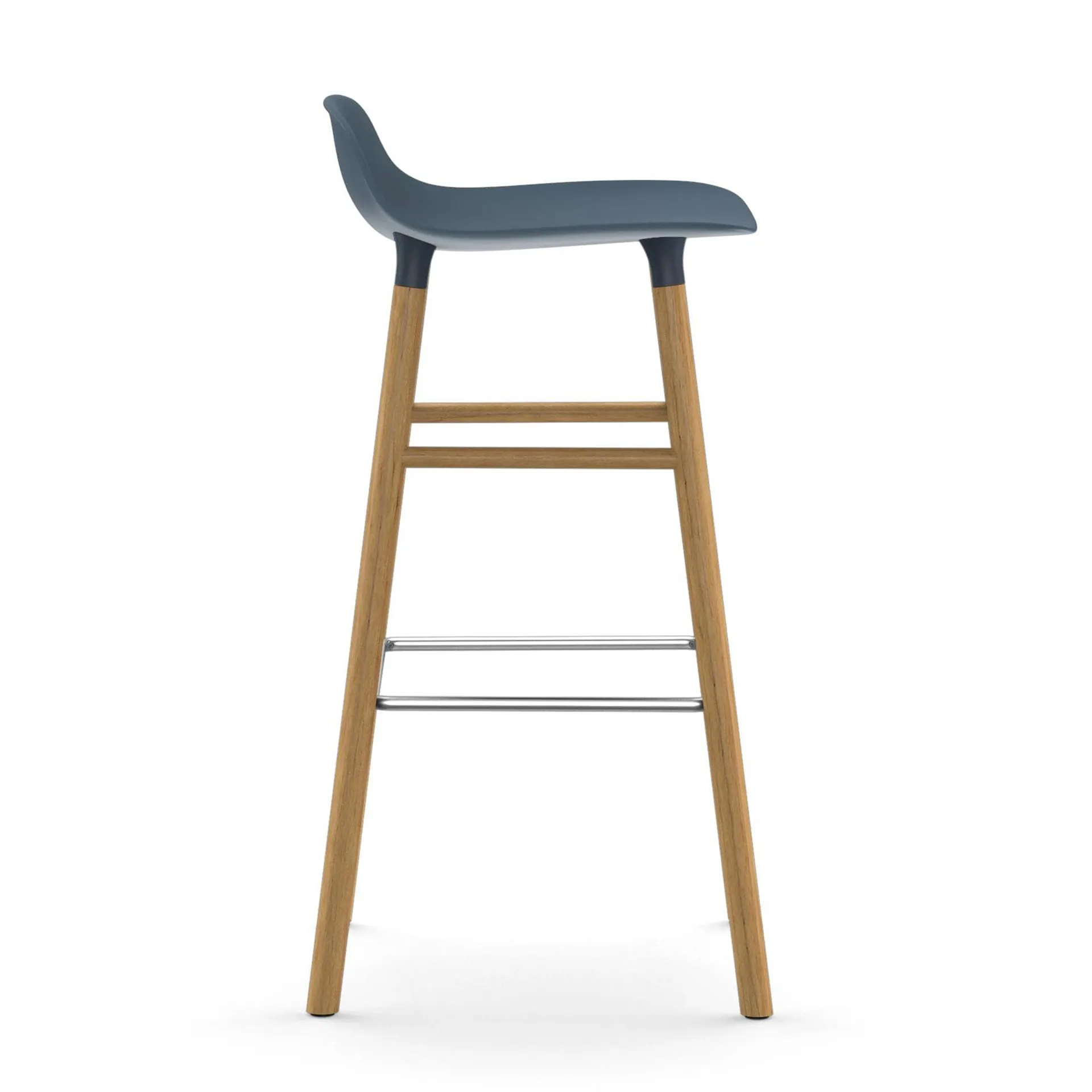 Form Chair barstol eikben, blå Normann Copenhagen