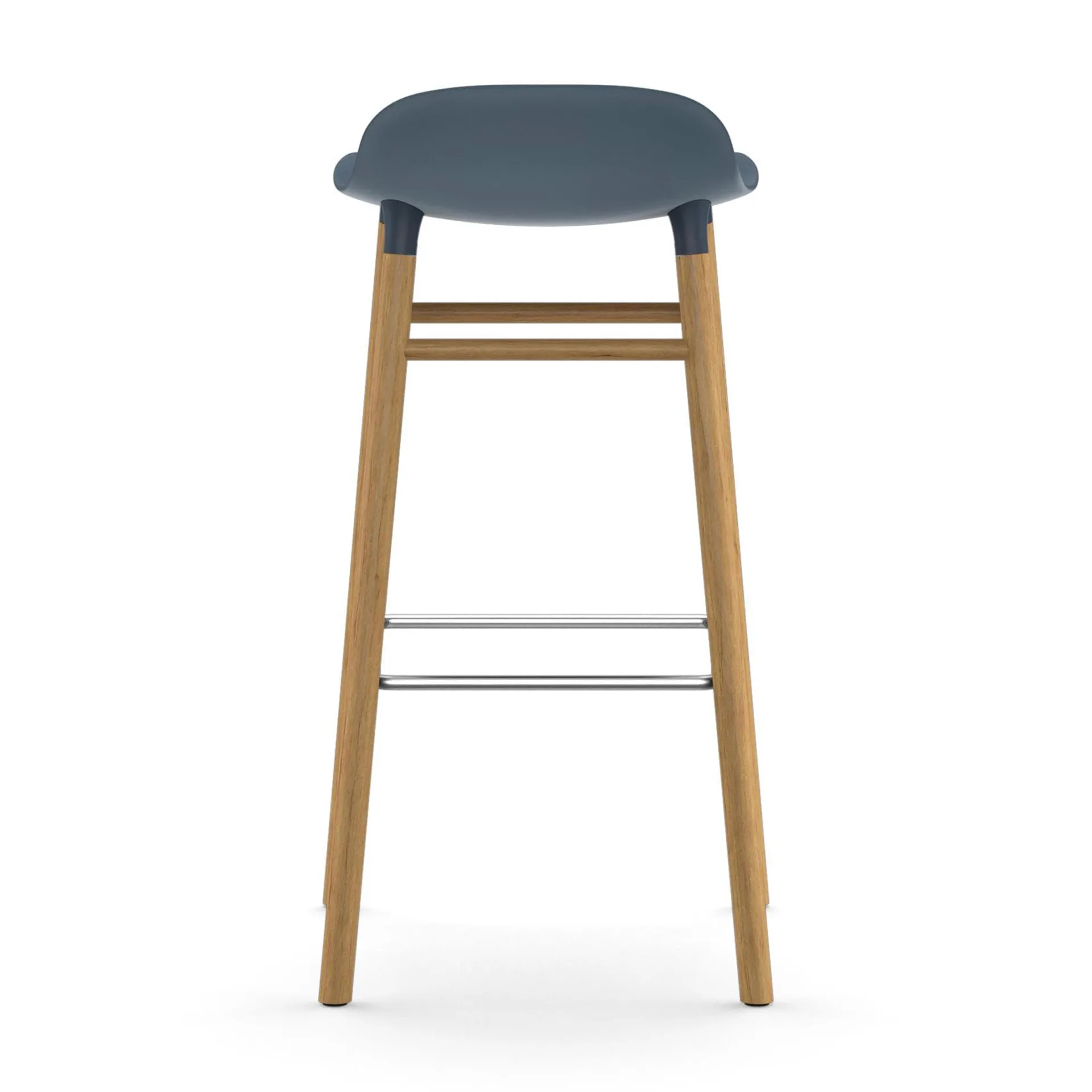 Form Chair barstol eikben, blå Normann Copenhagen