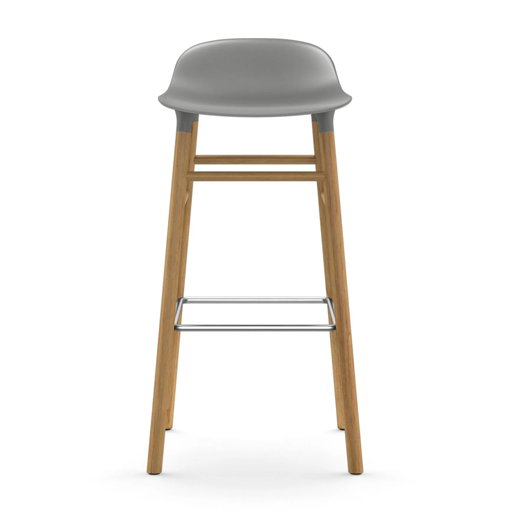 Form Chair barstol eikben, grå Normann Copenhagen