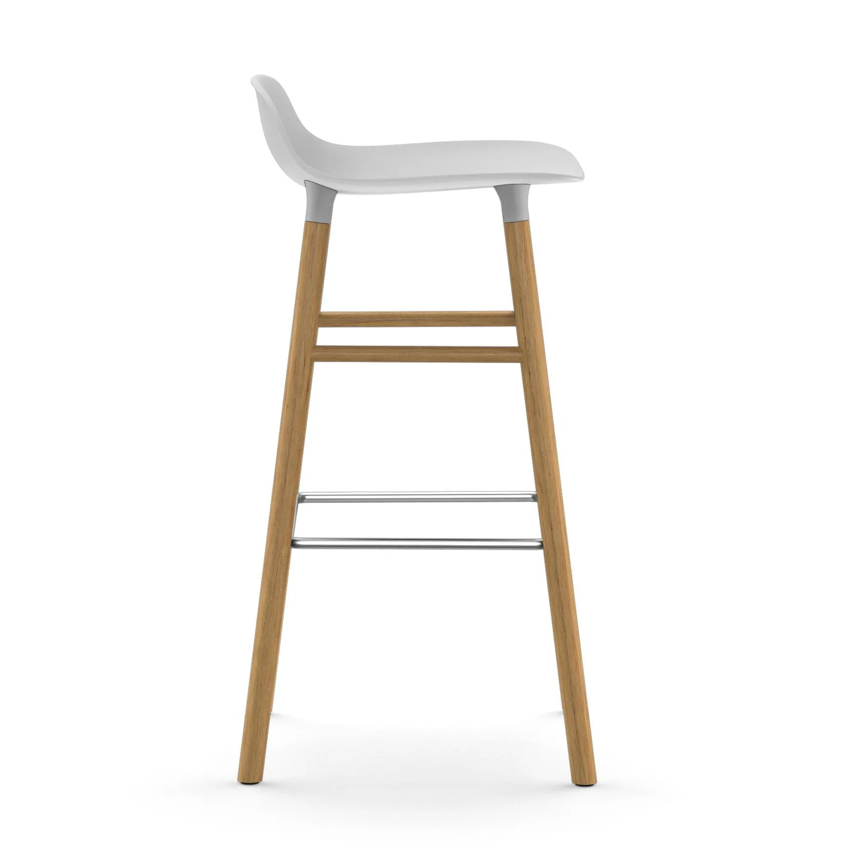 Form Chair barstol eikben, hvit Normann Copenhagen