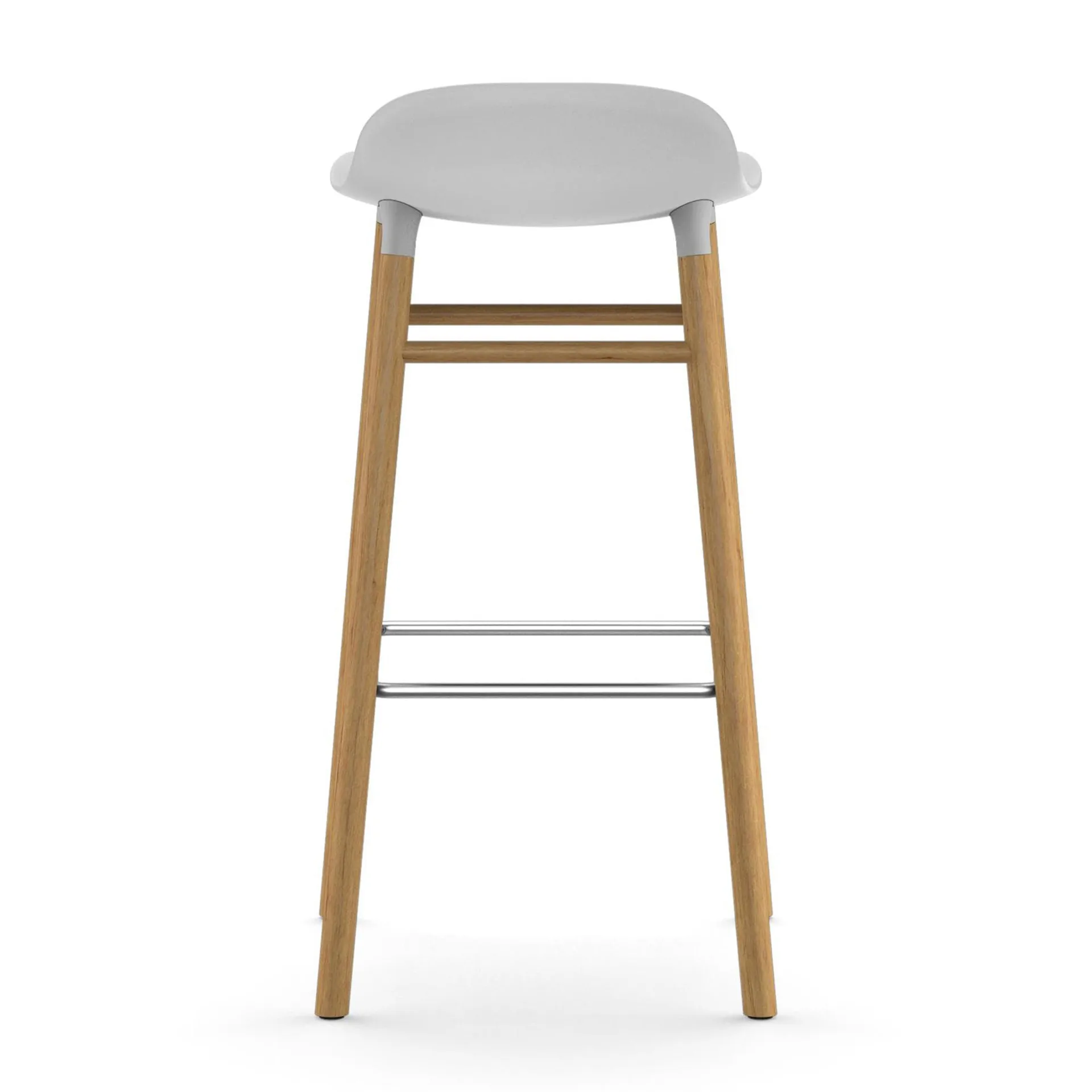 Form Chair barstol eikben, hvit Normann Copenhagen