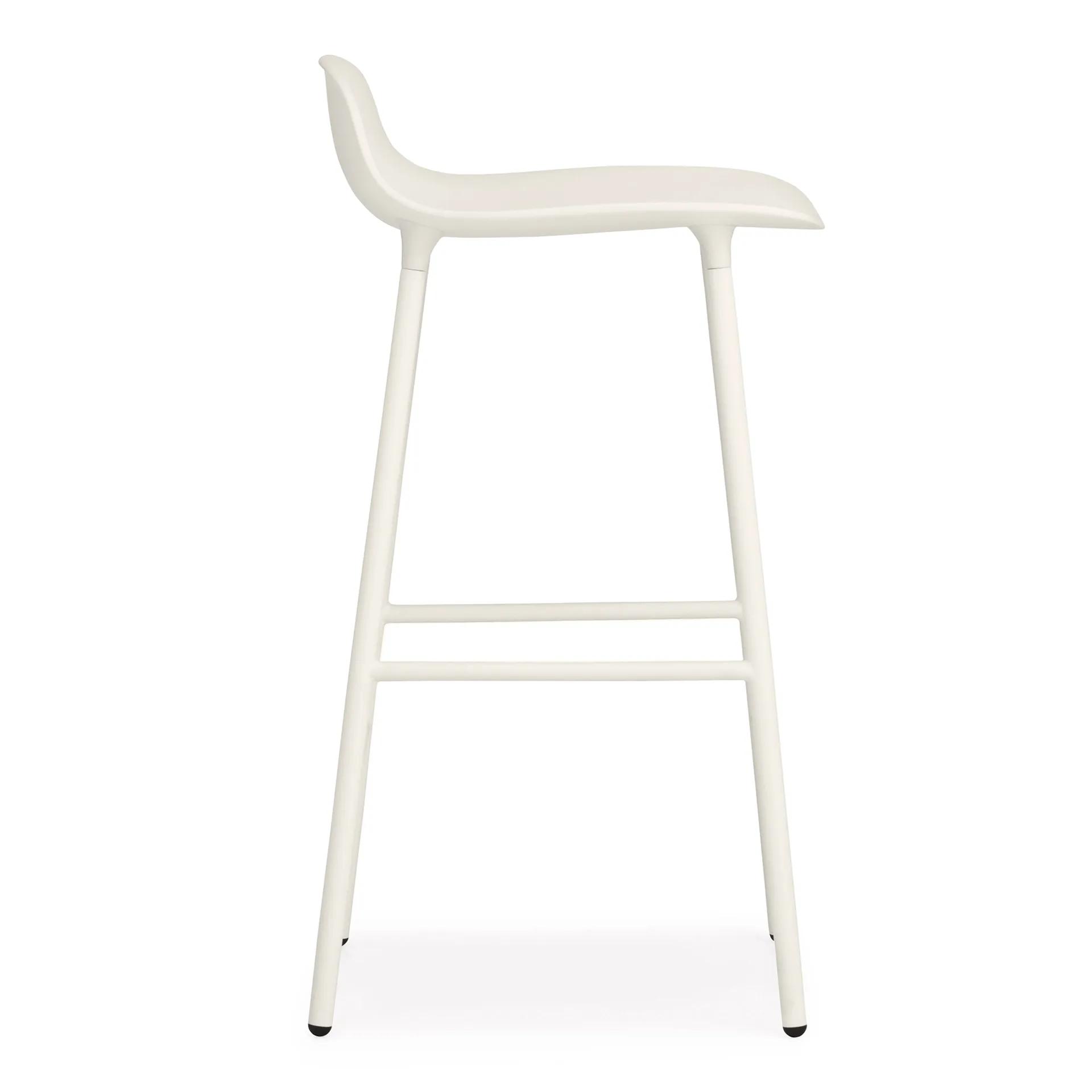 Form Chair barstol metallben, hvit Normann Copenhagen