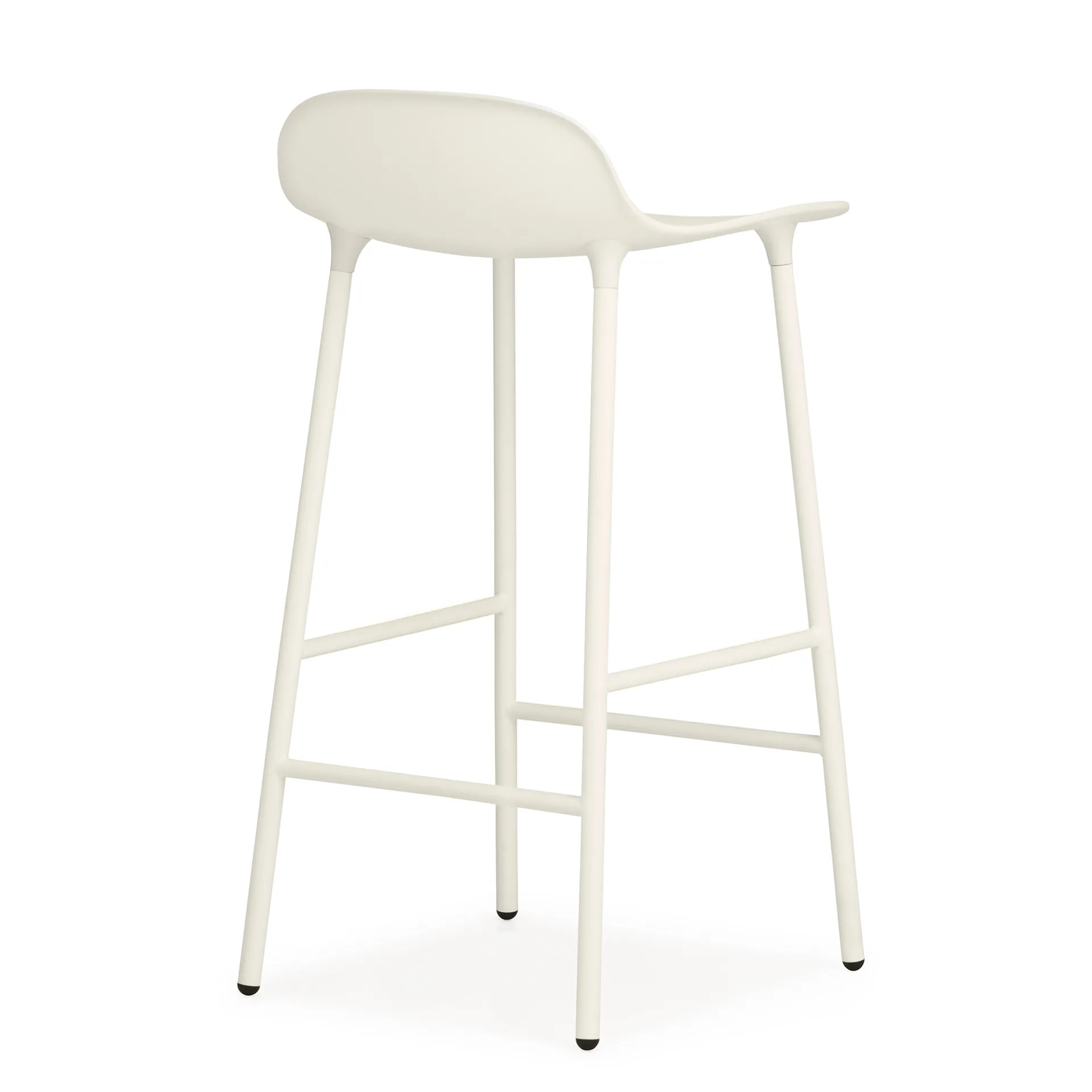 Form Chair barstol metallben, hvit Normann Copenhagen