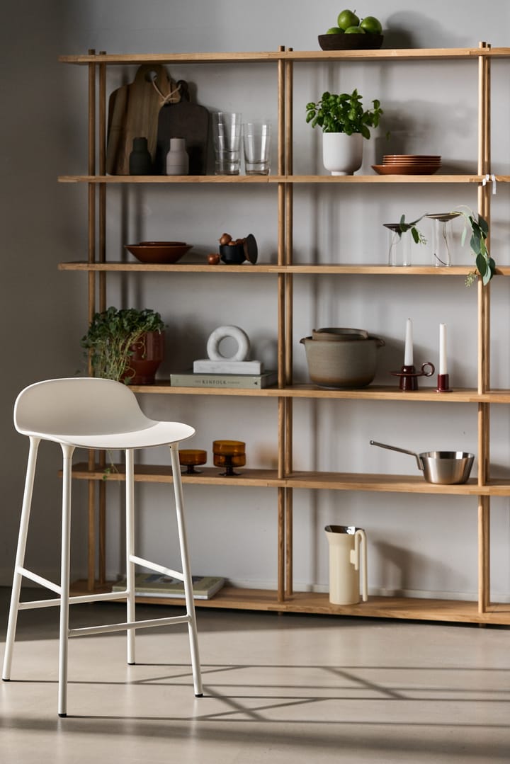 Form Chair barstol metallben, hvit Normann Copenhagen