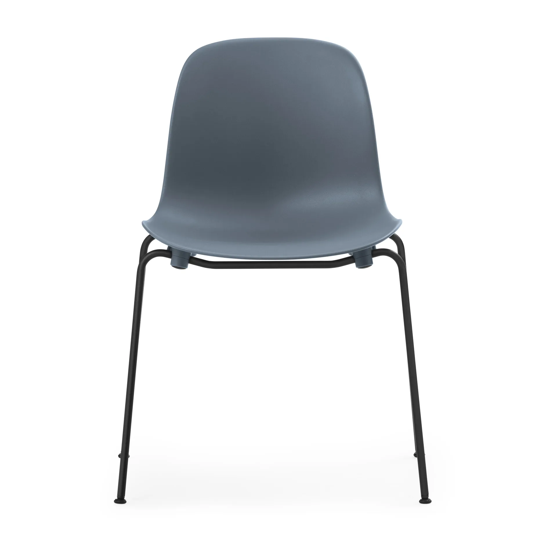 Form Chair stablebar stol svarte ben 2-pk, Blå,  Normann Copenhagen