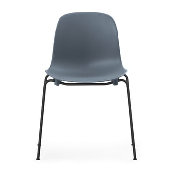Form Chair stablebar stol svarte ben 2-pk, Blå - undefined - Normann Copenhagen