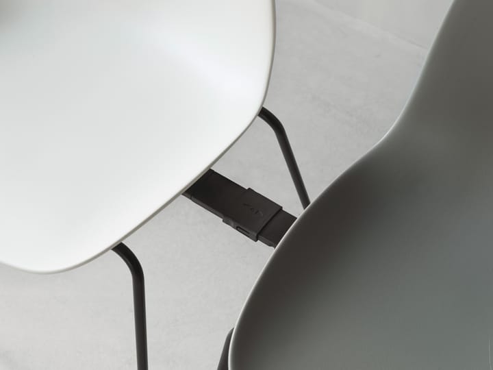 Form Chair stablebar stol svarte ben 2-pk, Grå Normann Copenhagen