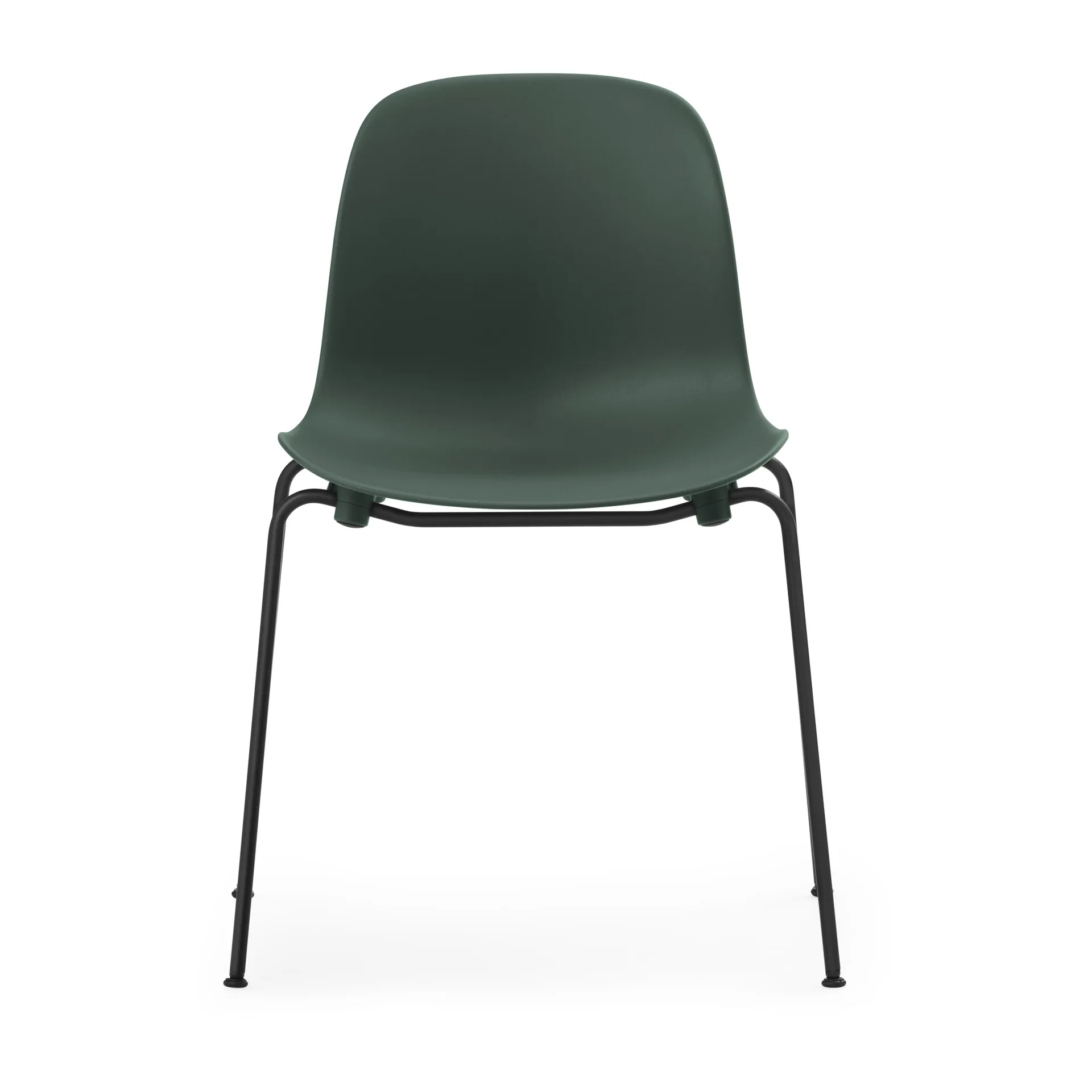 Form Chair stablebar stol svarte ben 2-pk, Grønn,  Normann Copenhagen