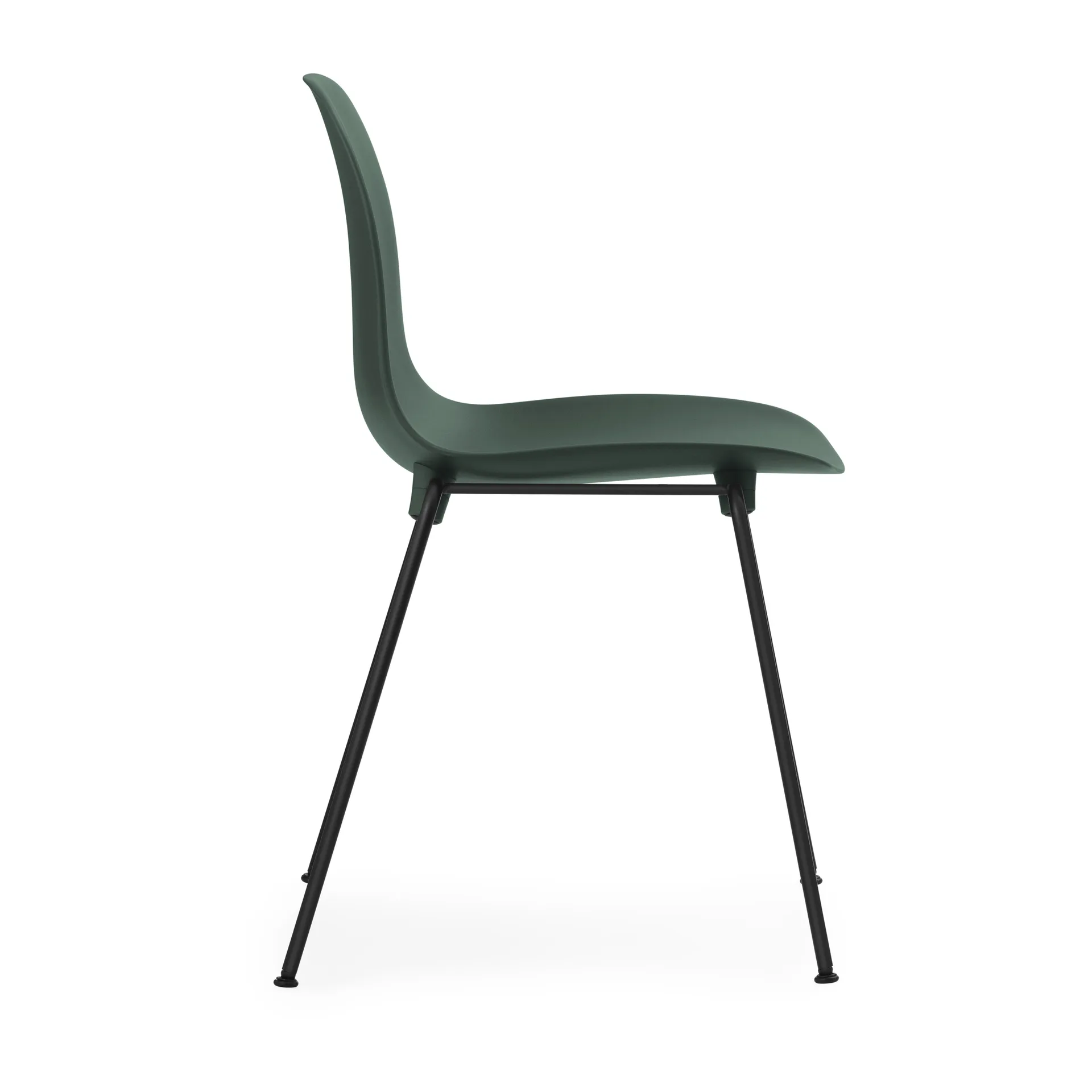 Form Chair stablebar stol svarte ben 2-pk, Grønn Normann Copenhagen