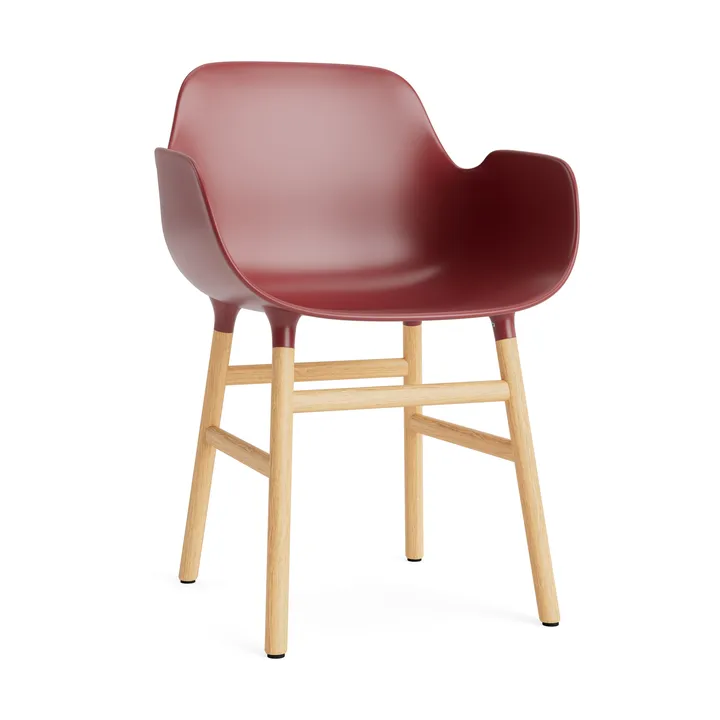 Form karmstol - red, eikeben - Normann Copenhagen