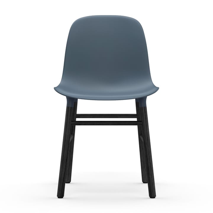 Form stol svart bein, Blå Normann Copenhagen