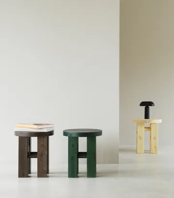 Fyr rund krakk 45 cm - Dark brown, Ø40x45 cm - Normann Copenhagen