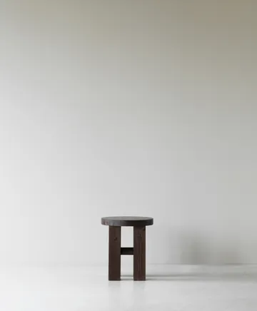 Fyr rund krakk 45 cm - Dark brown, Ø40x45 cm - Normann Copenhagen