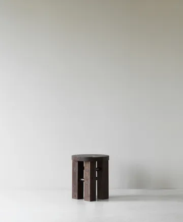 Fyr rund krakk 45 cm - Dark brown, Ø40x45 cm - Normann Copenhagen