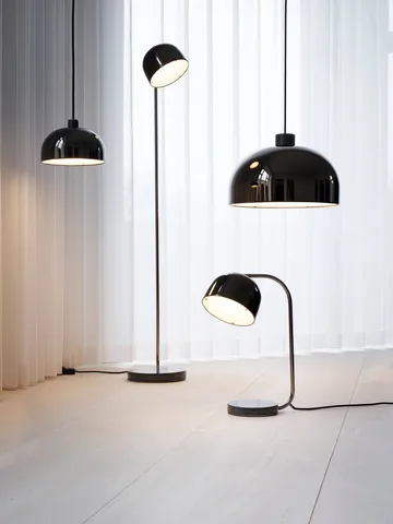 Grant pendel - black, liten- stål, granitt - Normann Copenhagen