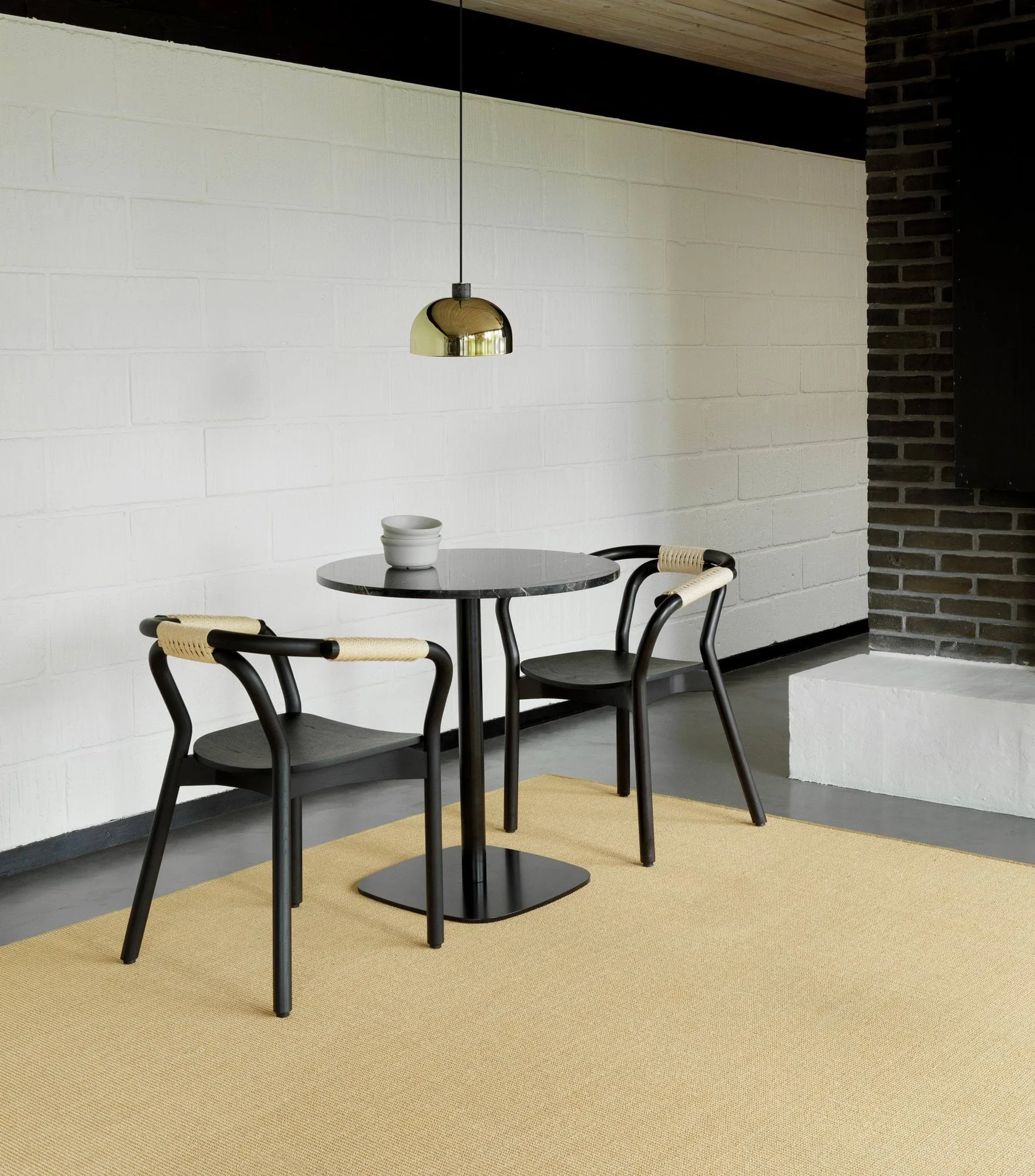 Grant pendel, brass, liten- stål, granitt Normann Copenhagen