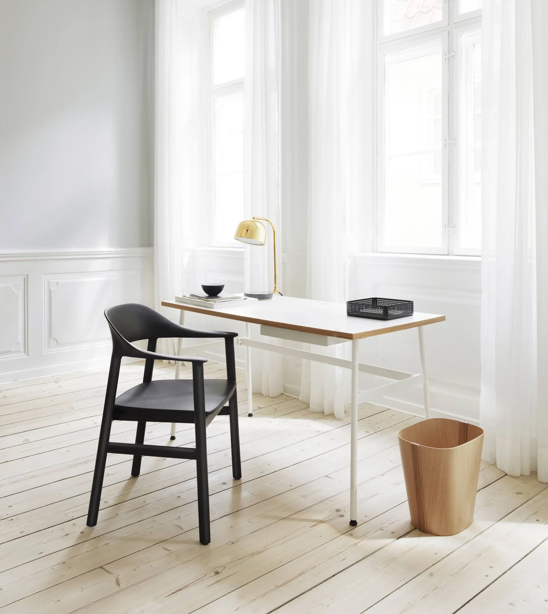 Herit karmstol eik, White Normann Copenhagen