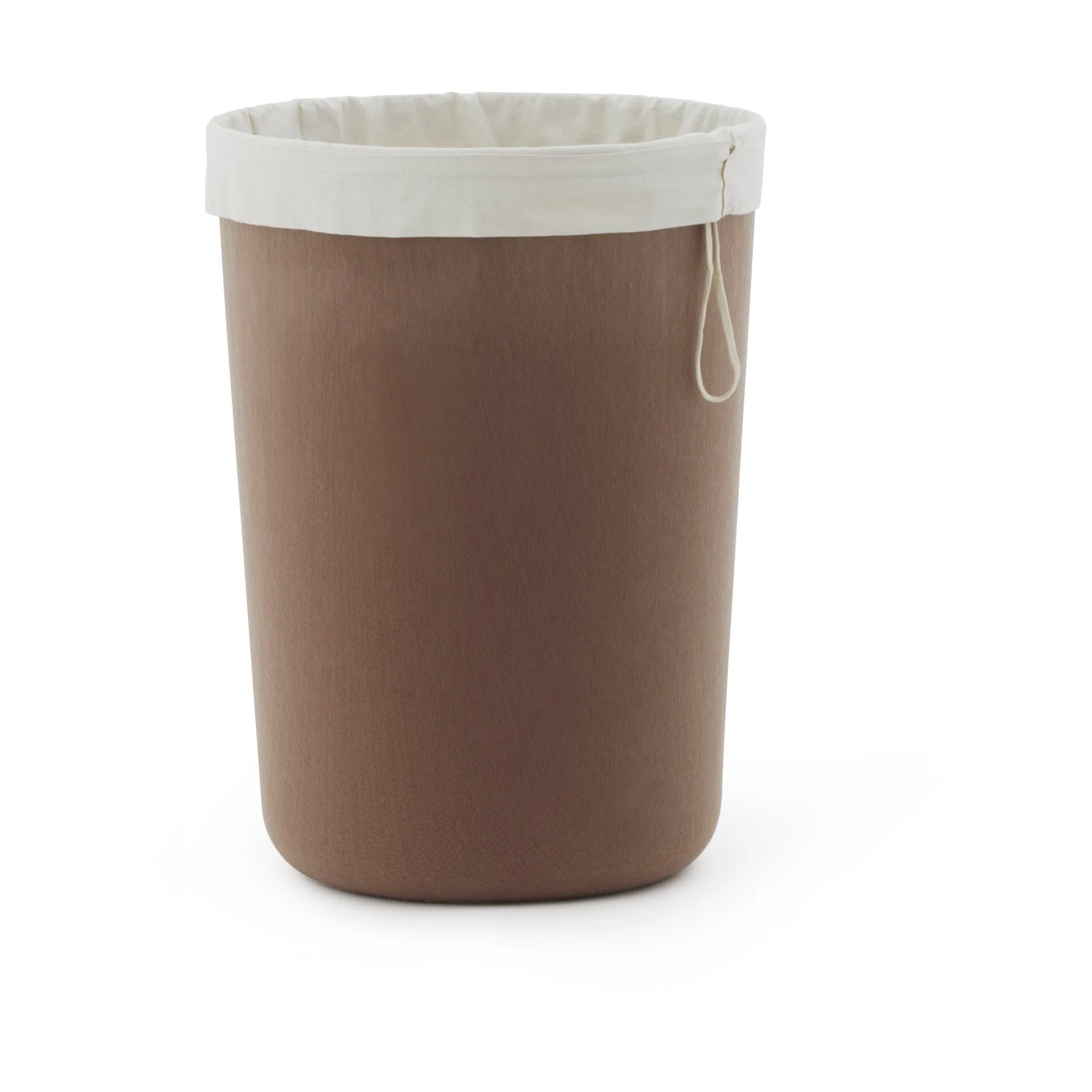 Hide Laundry Basket Cotton Liner vaskepose, Off White Normann Copenhagen