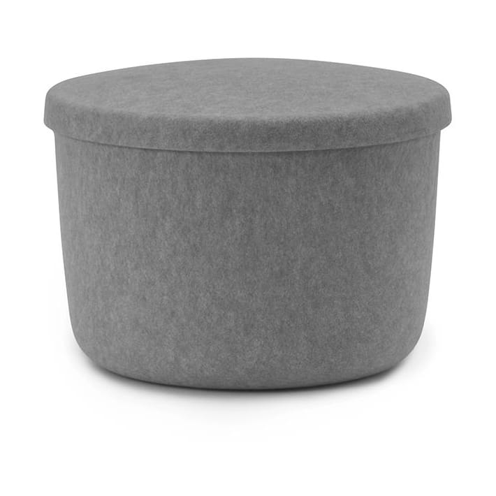 Hide Storage sittepuff liten - Grå - Normann Copenhagen