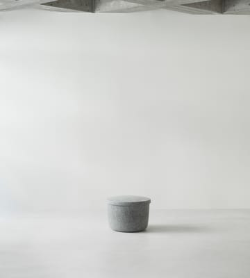 Hide Storage sittepuff liten - Grå - Normann Copenhagen