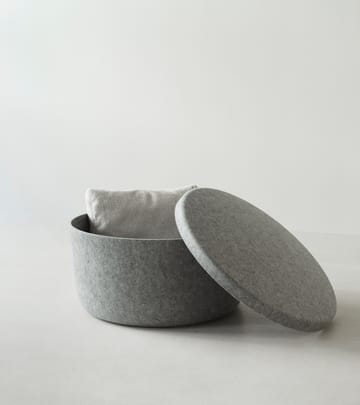 Hide Storage sittepuff stor - Grå - Normann Copenhagen